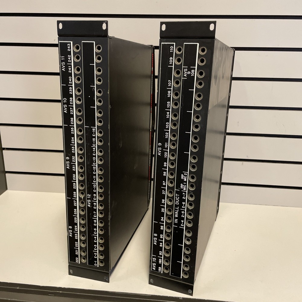 24x2 Audio Patch Bay Panel Rack Mount - COMMUNICATIONS CORPORATION - VERSAPATCH