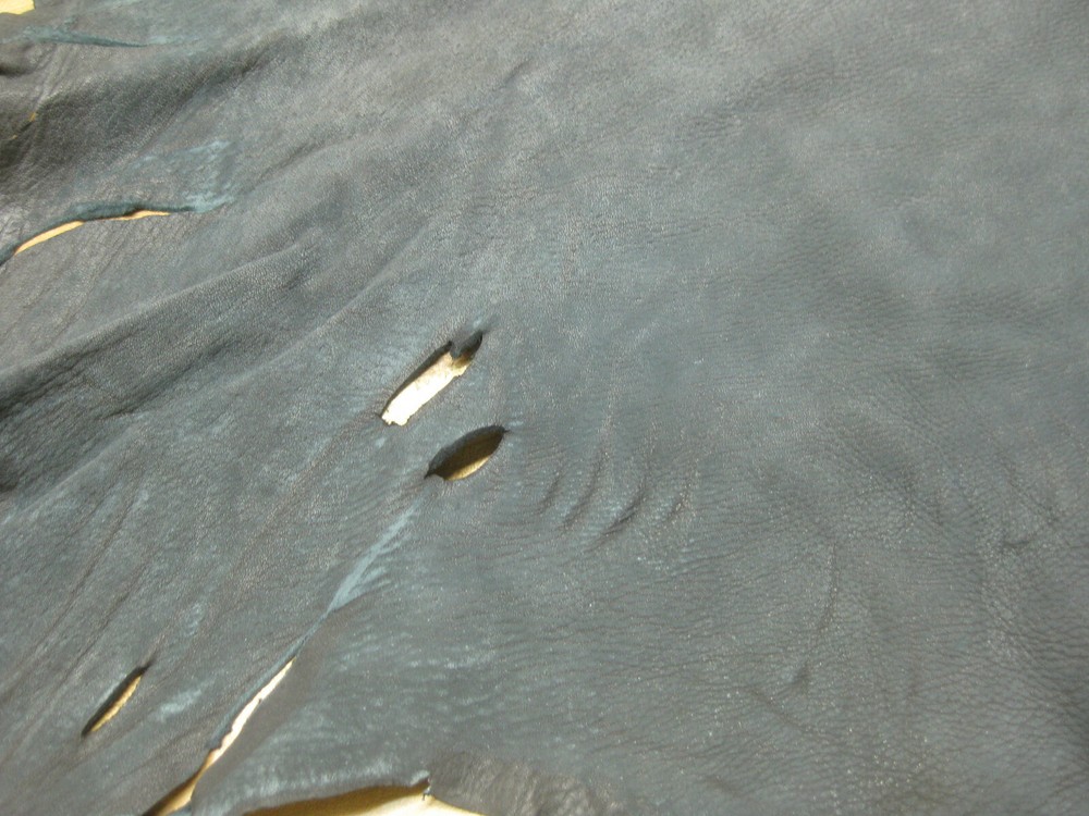 Black Top Grain Deer Leather # 0010485 ROW 71