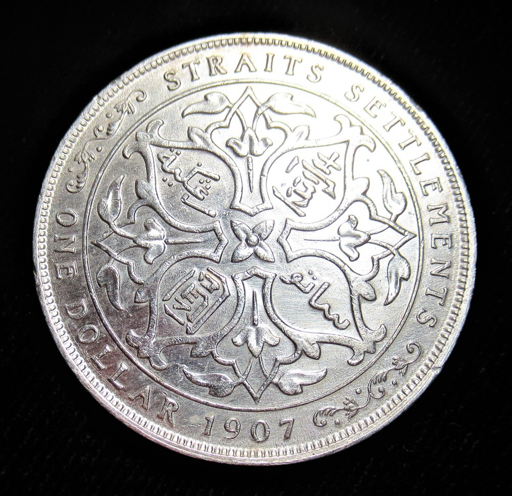 Straits Settlements: Dollar, 1907, High  Grade!