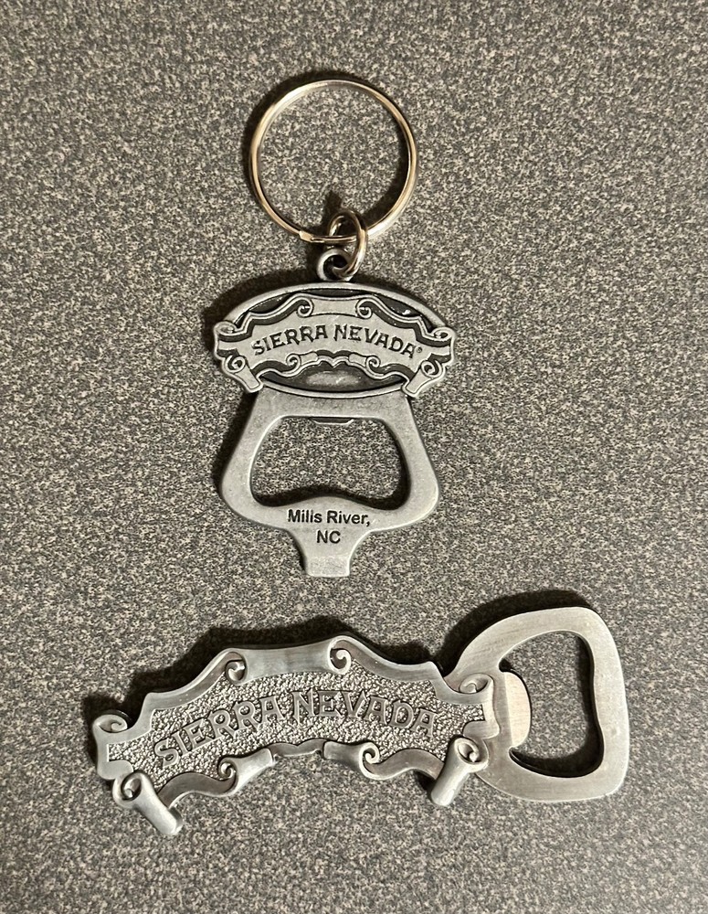 Two Sierra Nevada Bottle Openers/Keychain