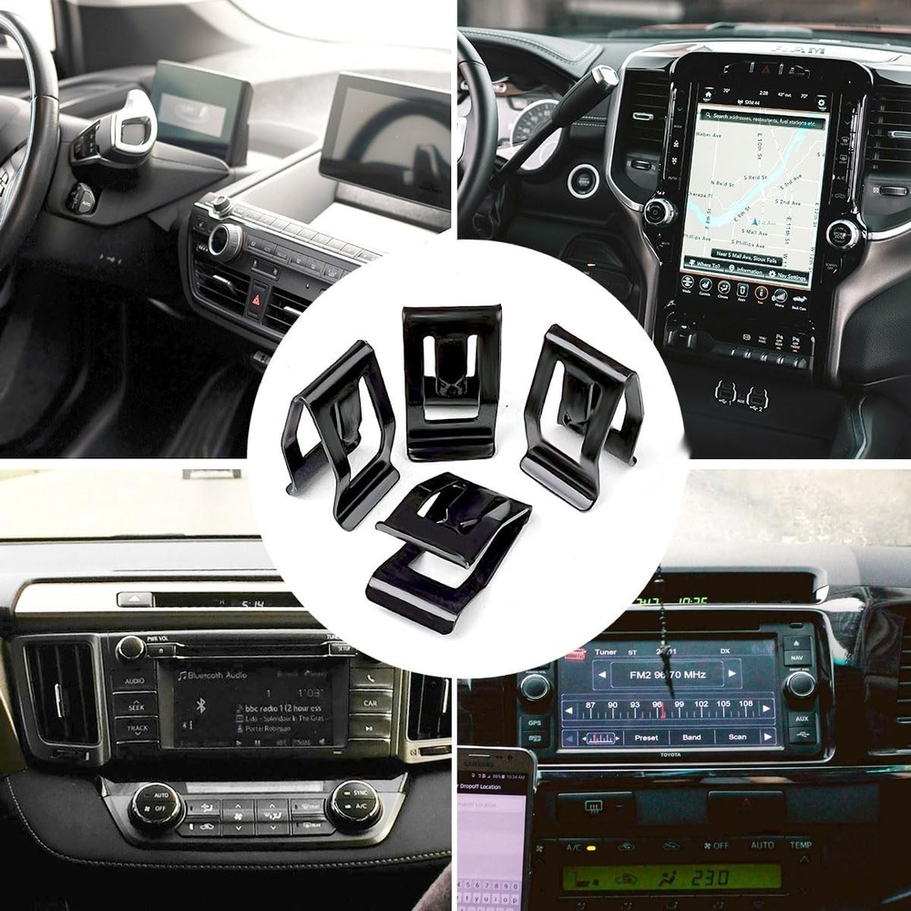 20 Pcs Universal Dashboard Trim Clips, Auto Dash Panel Retainer Clips, Trim Meta