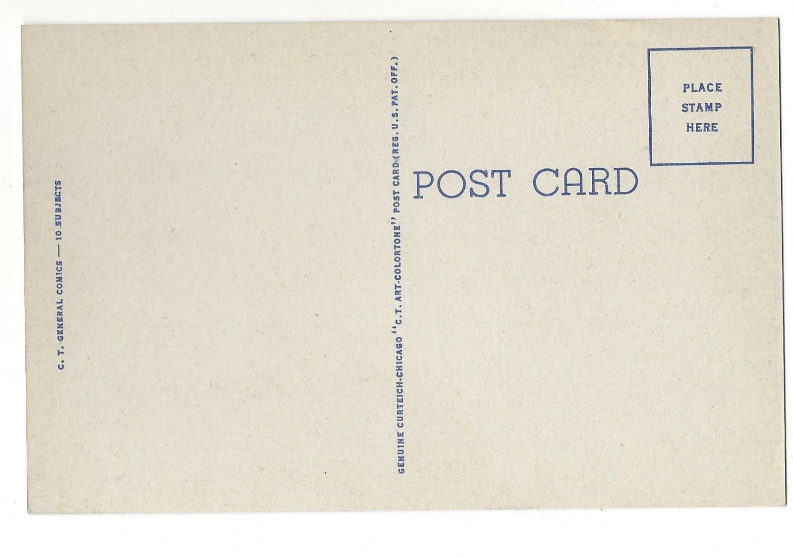 "I Can Dream, Can't I?" Unused Vintage Linen Comic Postcard