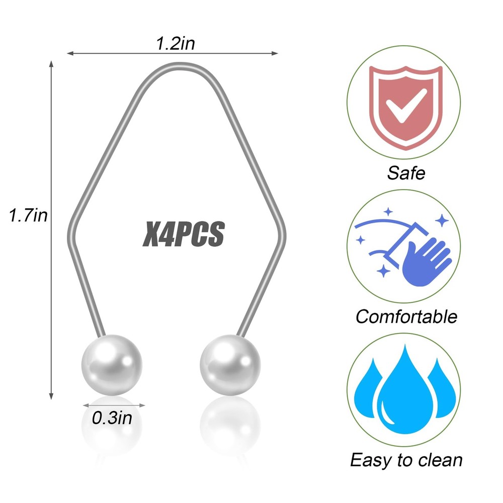 Dimple Maker for Cheeks,4 PCS Face,White