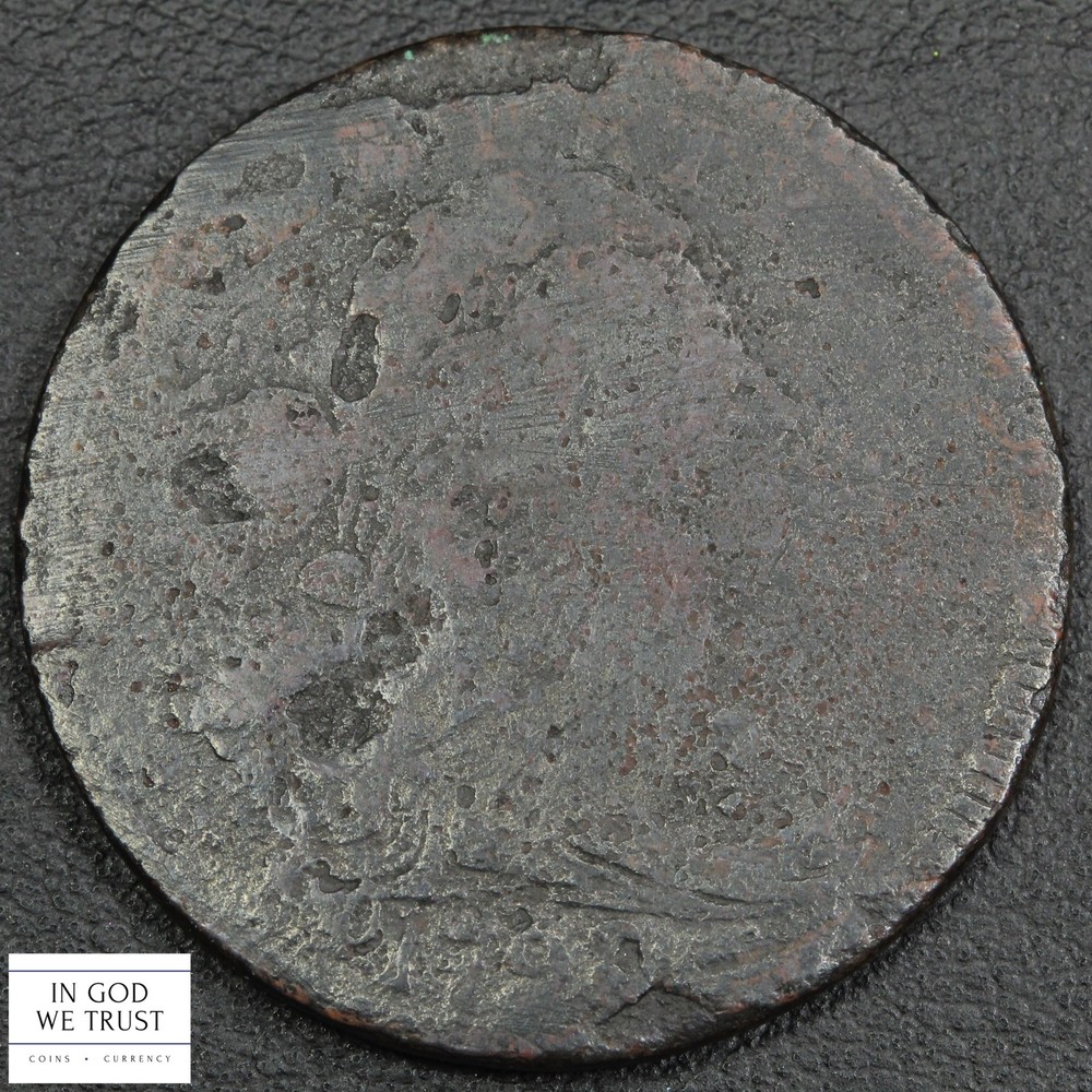 1798 Draped Bust Copper Large Cent 1C - Corroded