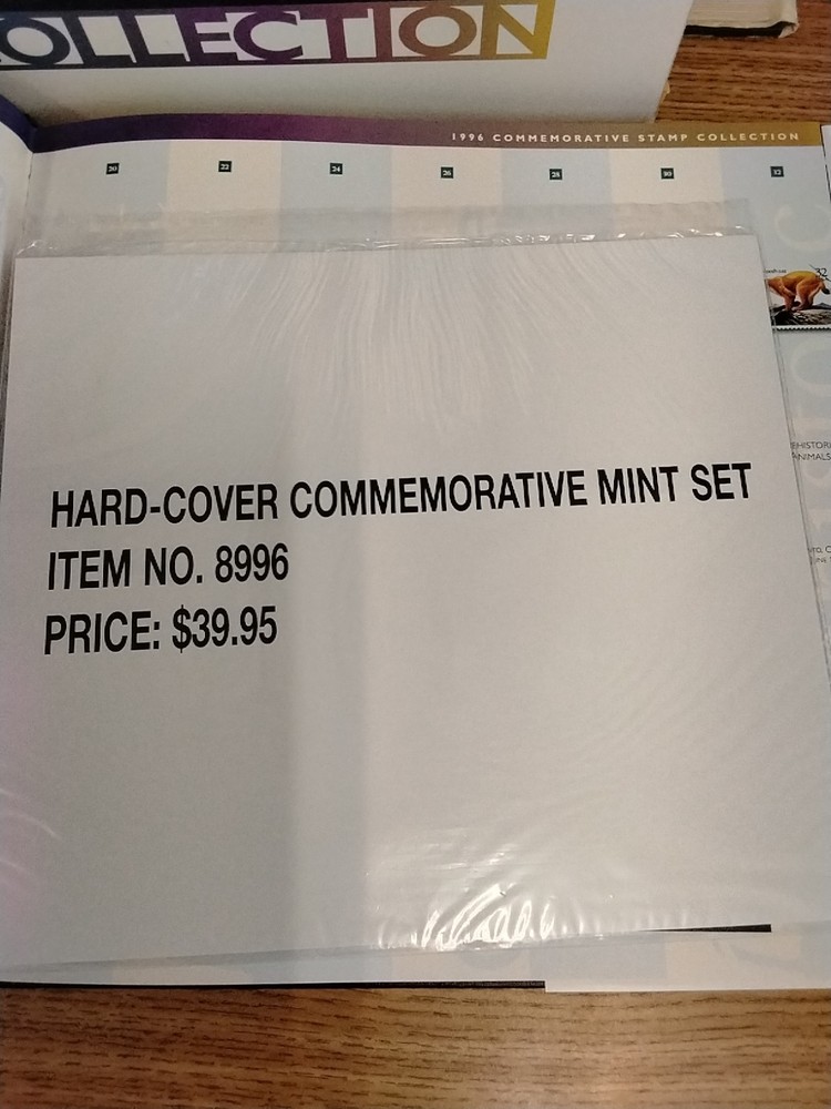 1996 Stamp Yearbook /With Original Stamps From UPS