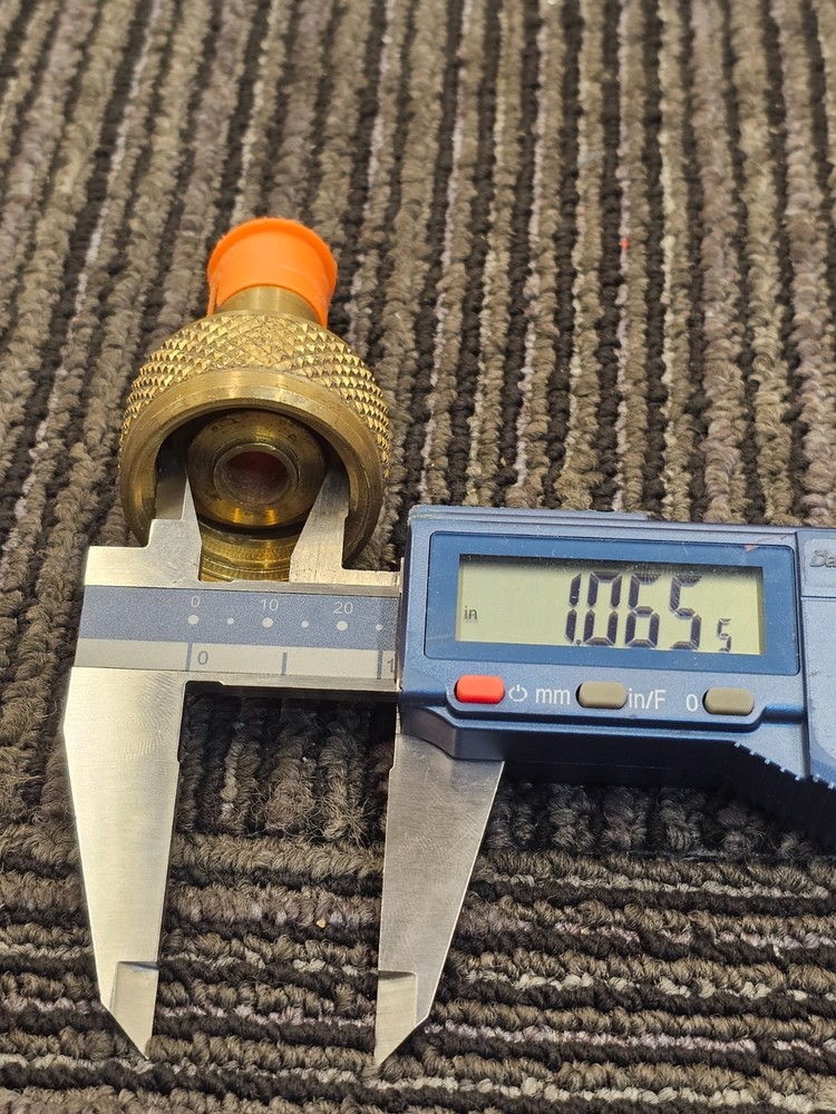 1" MPT Brass Propane Vapor Adapter Coupling