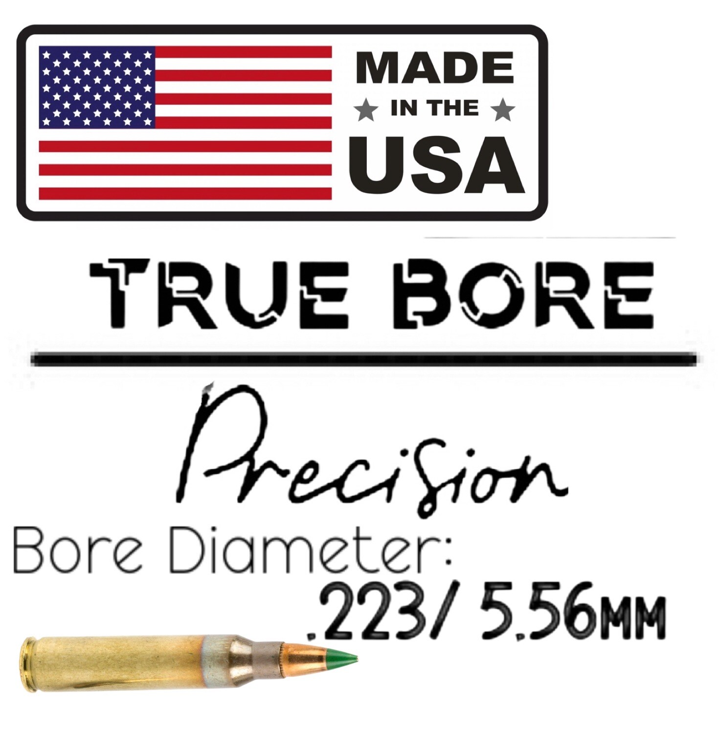 5.56/.223 Suppressor Alignment Rod Gauge Bore .22lr