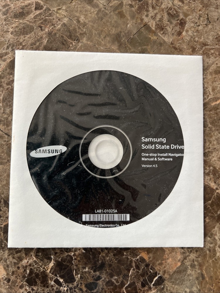 Samsung Solid State Drive One Stop Install Navigator Manual & Software Vers 4.5