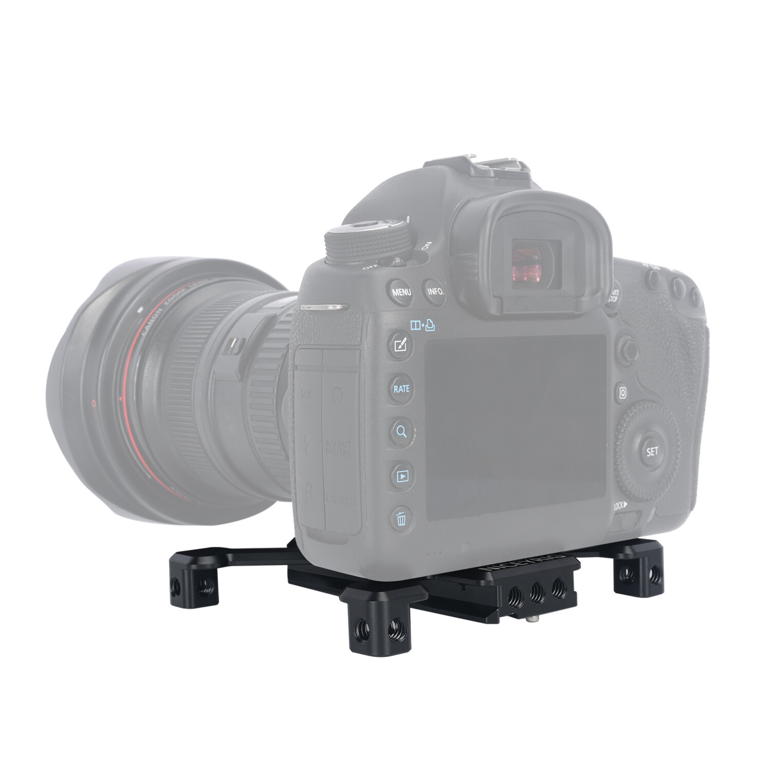 NICEYRIG Arca Tripod Swiss Quick Release Plate Baseplate Support For DSLR Camera