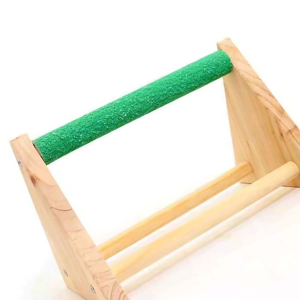 Bird Perch Table Top Stand Portable Automatic Trimming Bird Training