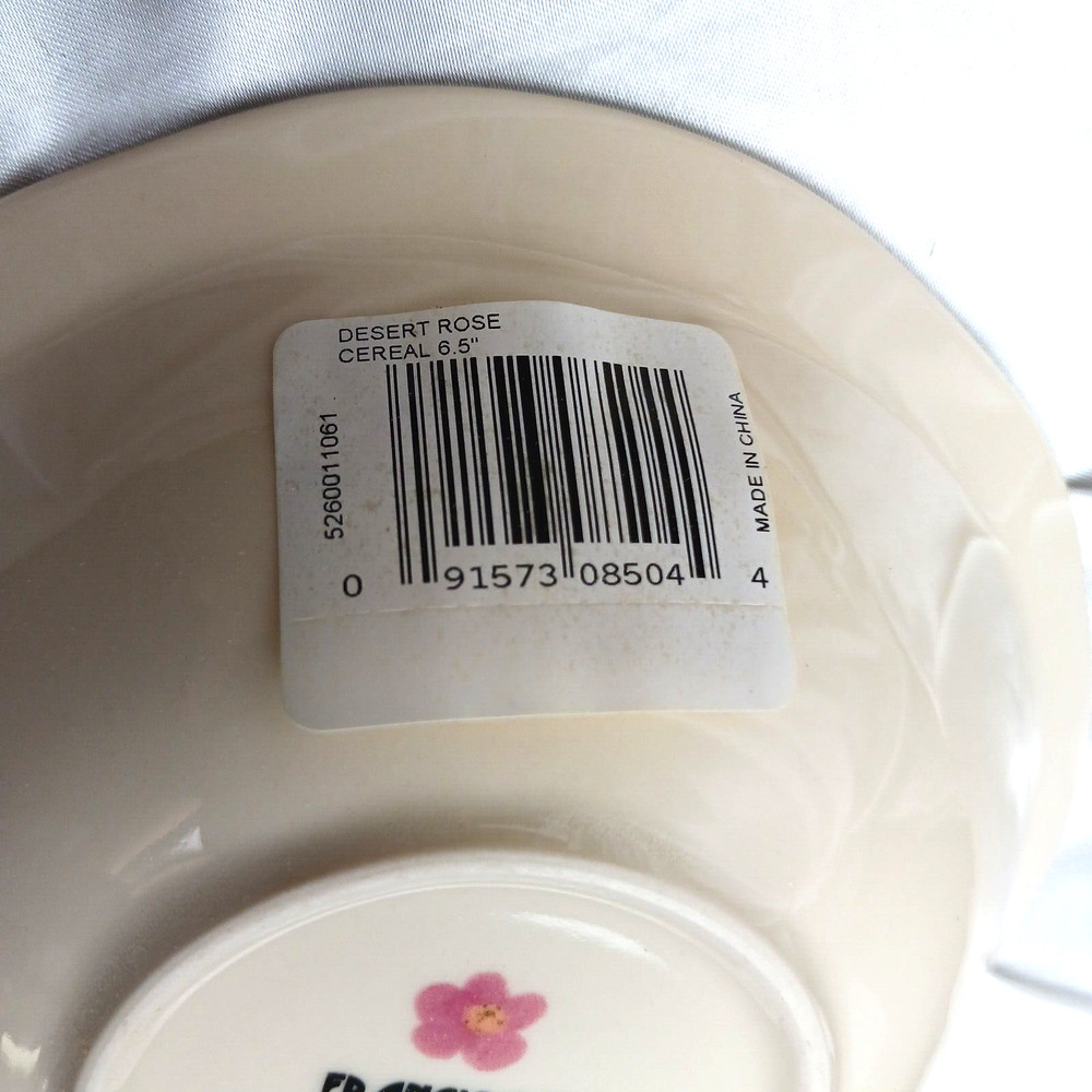 FRANCISCAN DESERT ROSE 5 PIECE DINNER SET