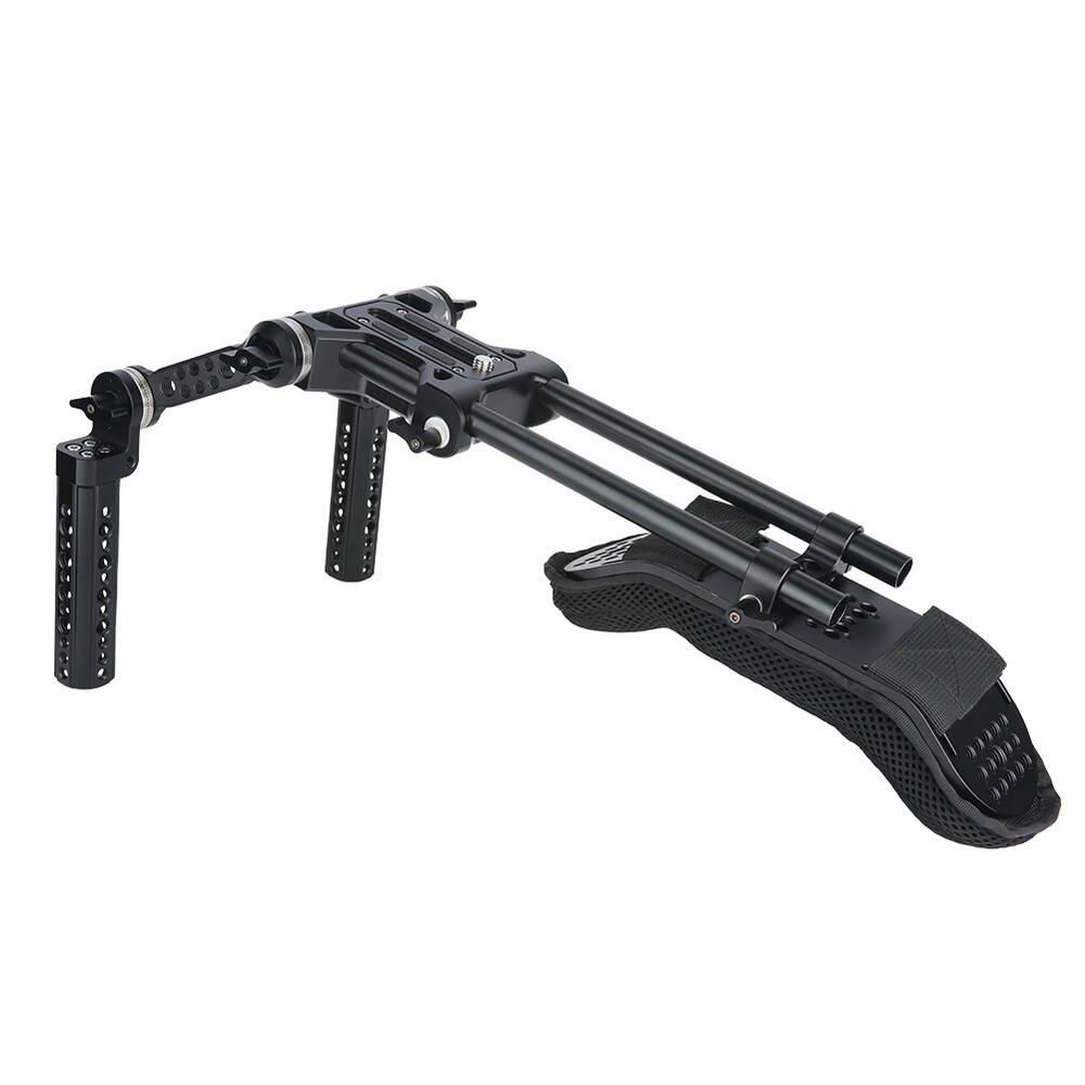 Niceyrig Shoulder Pad Kit 15mm Rod Support System with Rosette Cheese Handle