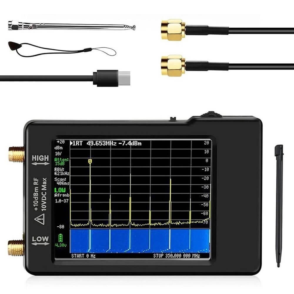 Signal analyzer Frequency analyzer Battery specifications Automatic-optimization