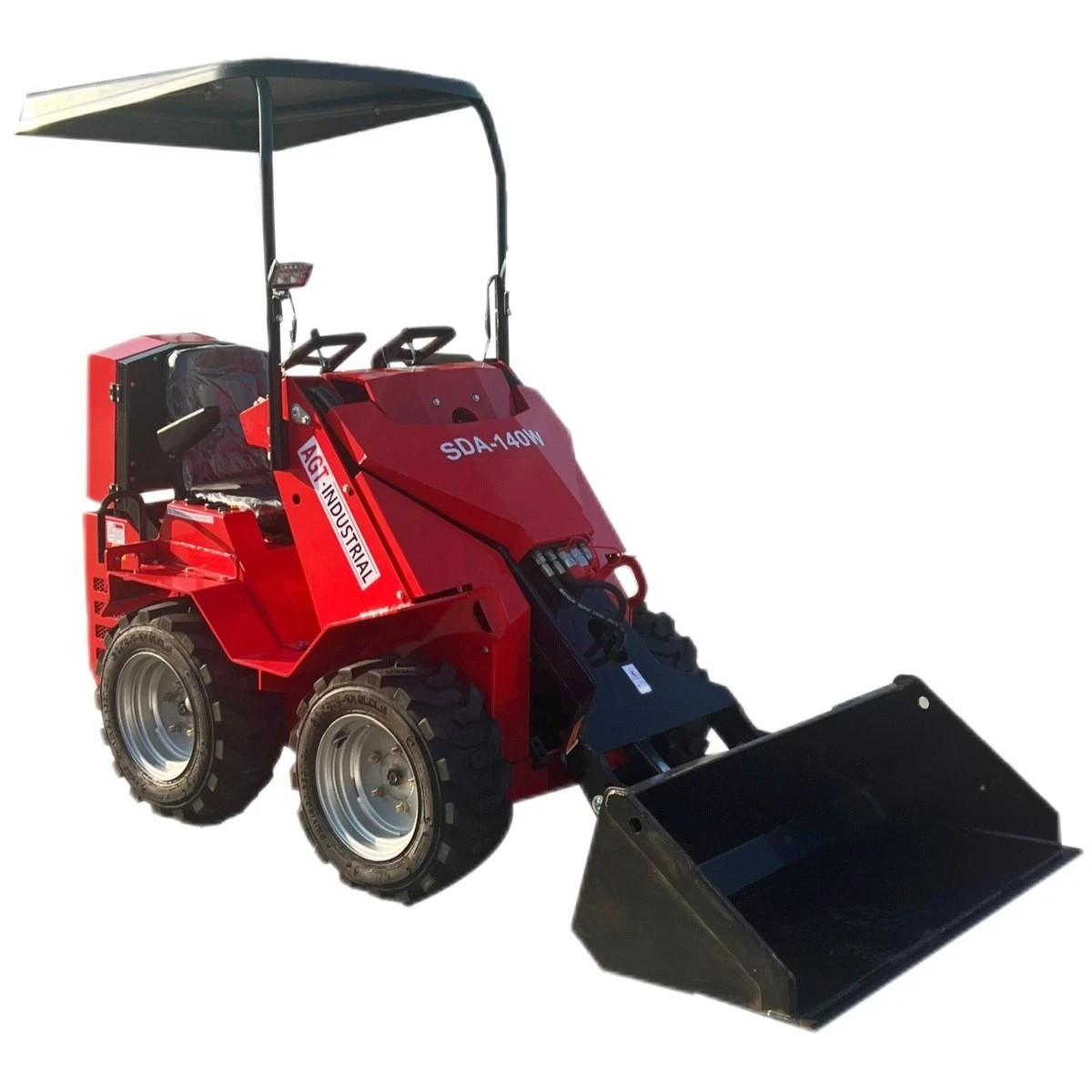 AGT SDA-140W mini skid steer compact wheel loader ride-on