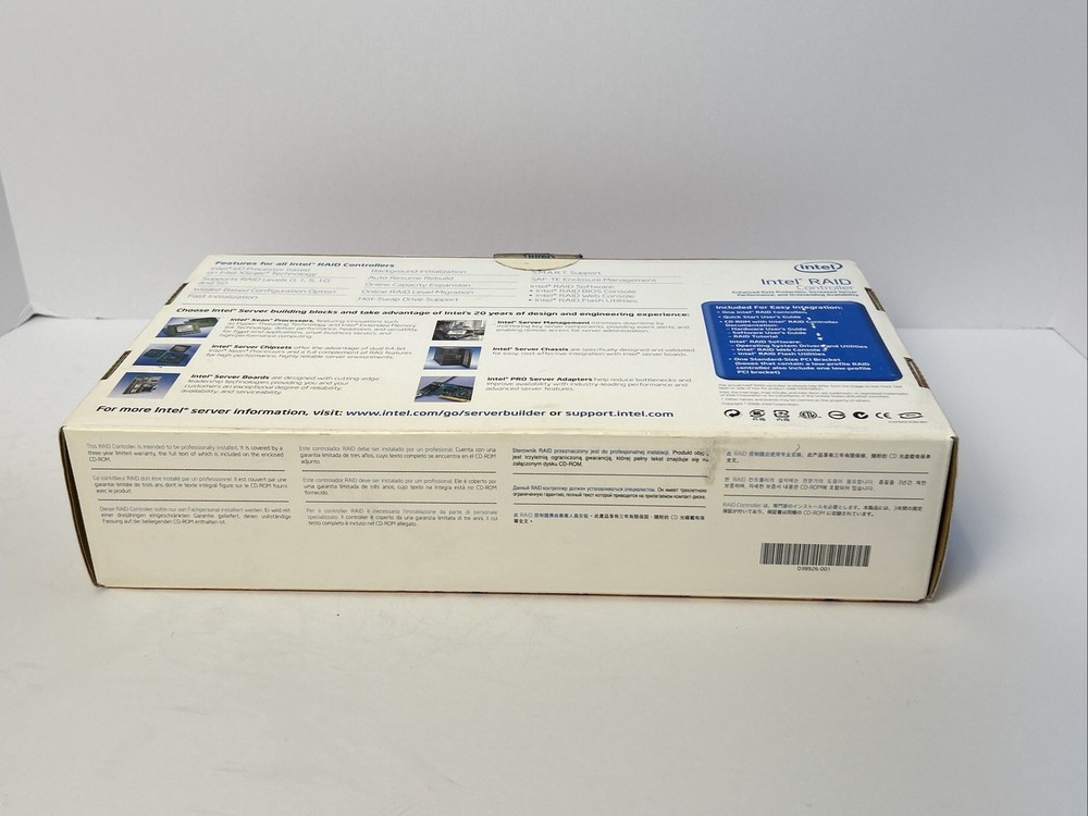 Intel Raid Controller SRCU42E I/O Processor Based On XScale Technology New Open