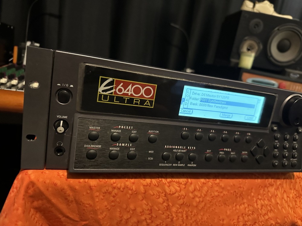E-MU E6400 Ultra Emulator Sampler w/ EIII, Proteus sounds and more