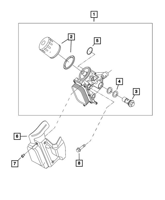 Genuine Mopar O Ring Kit 68125146AA