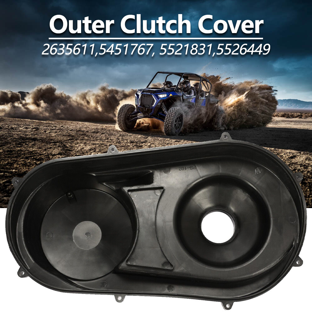 Outer & Inner Clutch Belt Cover For 2016-23 Polaris General 1000 2635158 2634179
