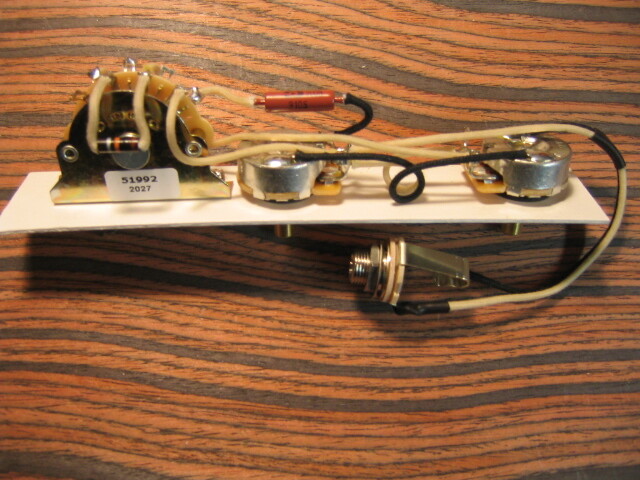 Modified Telecaster / Broadcaster / Double Esquire wiring harness with Blend
