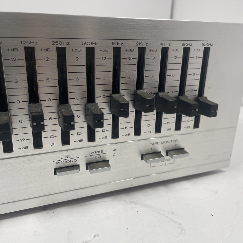 Vintage BSR EQ-110X Stereo Frequency Equalizer - Tested Working