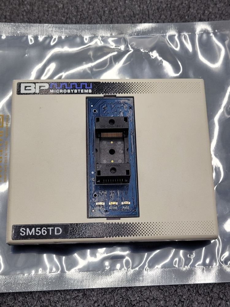 BP Microsystems Socket Card SM56TD 56-pin TSOP Programmer Adapter 6th Gen