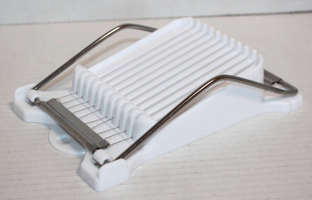 Extra Large White Plastic Egg Mushroom Slicer