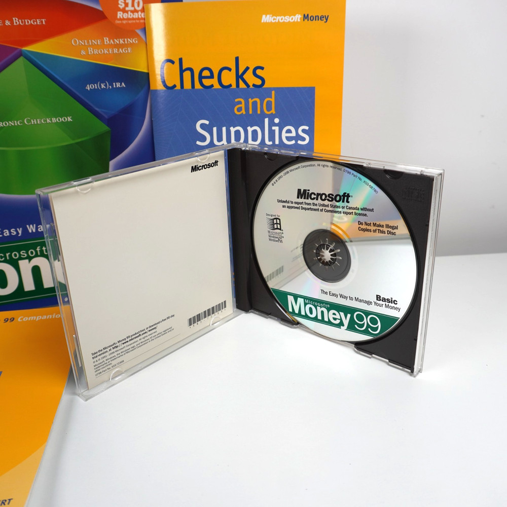 Microsoft Money 99 Basic English CD-ROM - For Windows 95 / NT - Complete Box