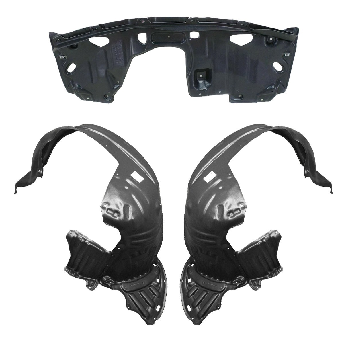 Fender Liner & Under Cover Set w/ Clips For 2011-2013 Honda Odyssey HO1228142