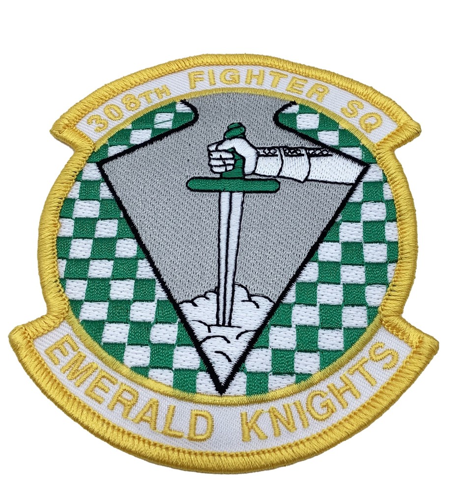 308th Fighter Squadron Patch – With Hook and Loop
