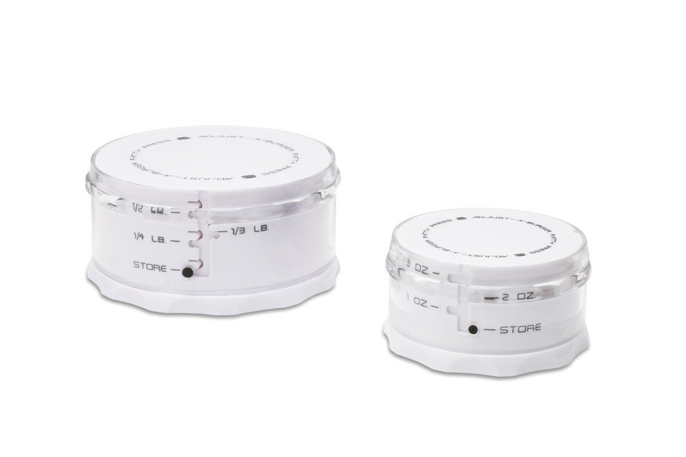 Adjust-A-Burger Press Set Plastic 2-Piece White