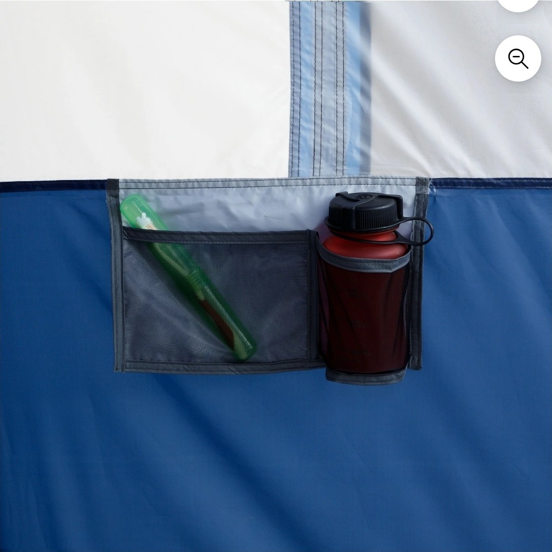 Ozark Trail 8 Person Instant Cabin Tent w/LED Lighted Poles Camping Family Tent