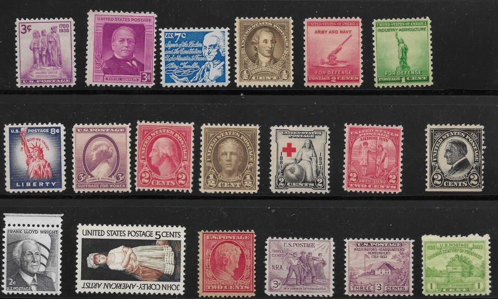 USA Collection #2  MNH OG VF