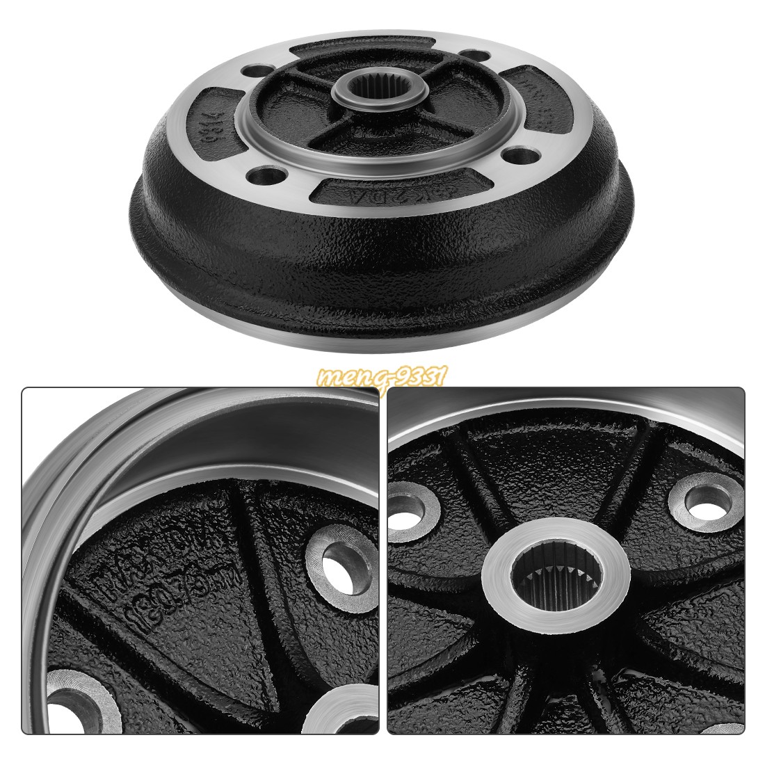 Rear Brake Drum For Kawasaki Mule 2500 2510 2520 1994-2000 41038-1226 41038-1227