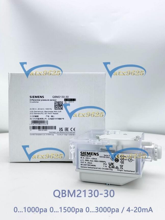 ONE Siemens QBM2130-30 difference pressure sensor New