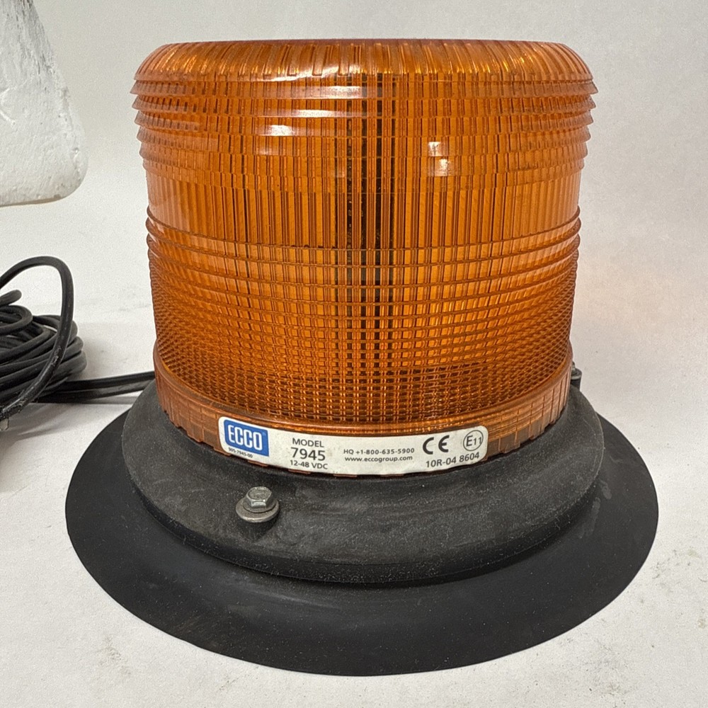 Ecco 7945 Amber Beacon Light, No Packaging
