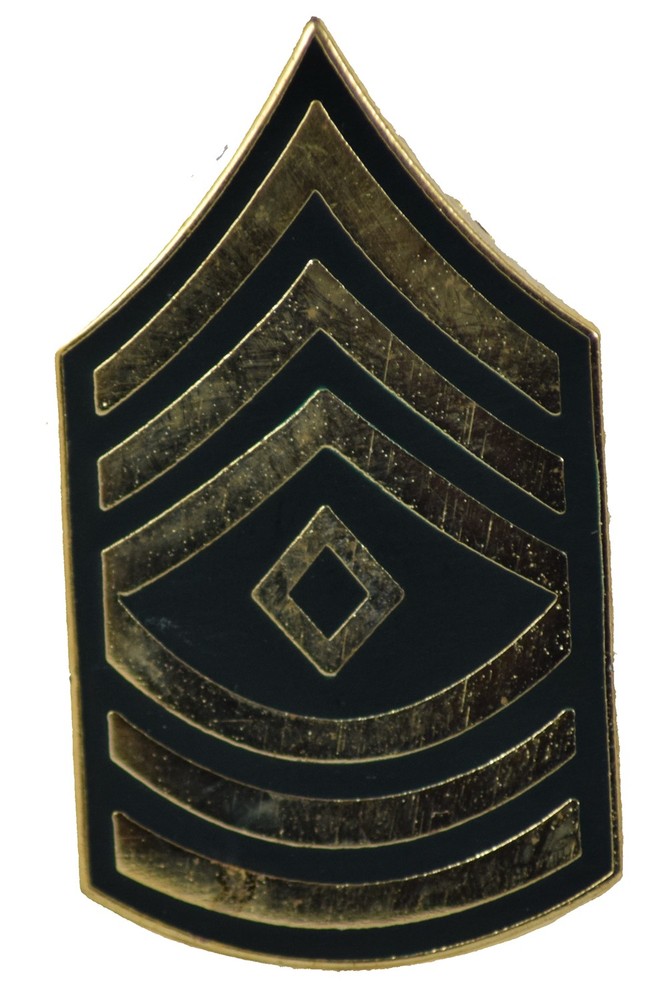 USA FIRST SERGEANT E-8 HAT PIN