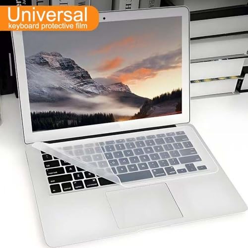Ultra Thin Keyboard Cover Protector, Compatible For 13-14inch laptops Clear