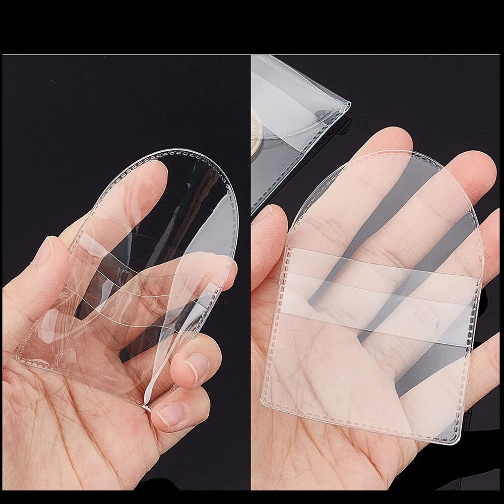 100PCS 2x2Inch Clear Single Pocket Plastic Coin Sleeves Coin Pouches Coin &Jewel
