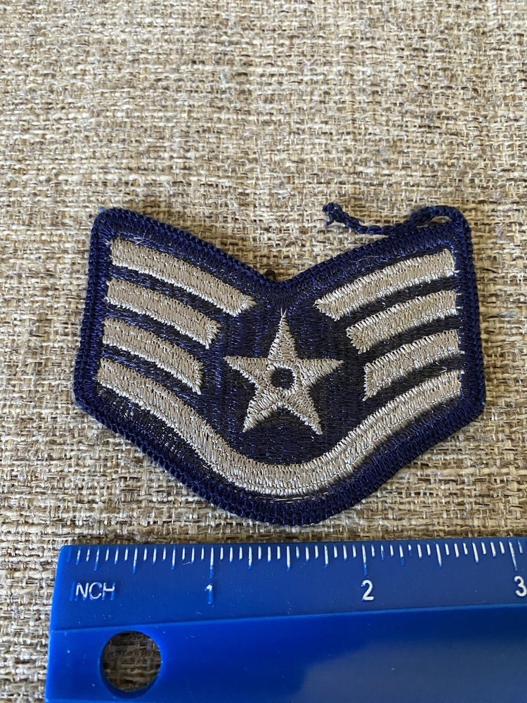 US Air Force Staff Sergeant Enlisted Rank Patch USAF INV6063