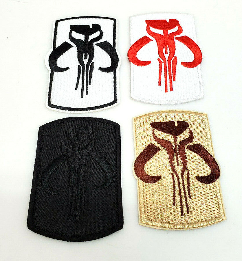 Star Wars Mandalorian Patch Collection - 4 Different — Your Choice or Set
