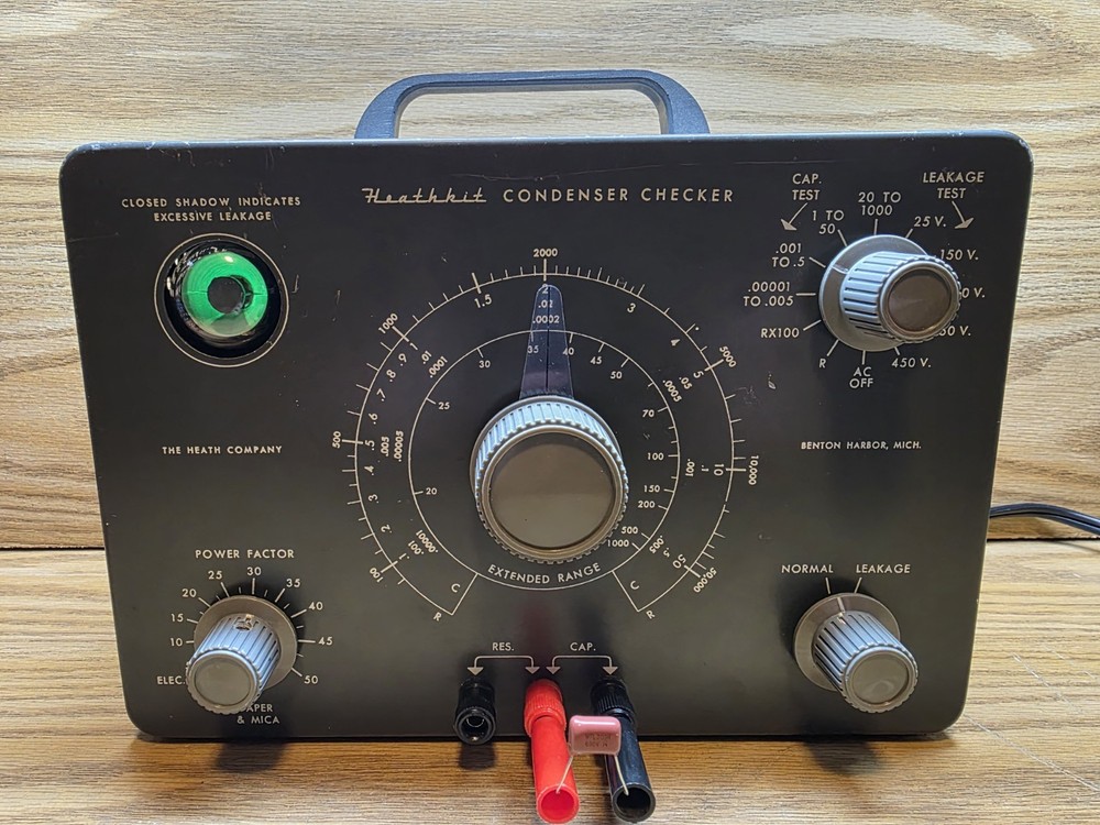 Heathkit C-3 Capacitor Tester Condenser Checker