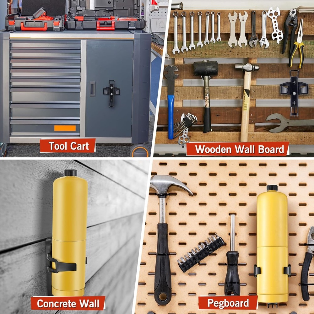 Feekoon 2 Pack Propane Torch Holder Wall Mount Durable for...