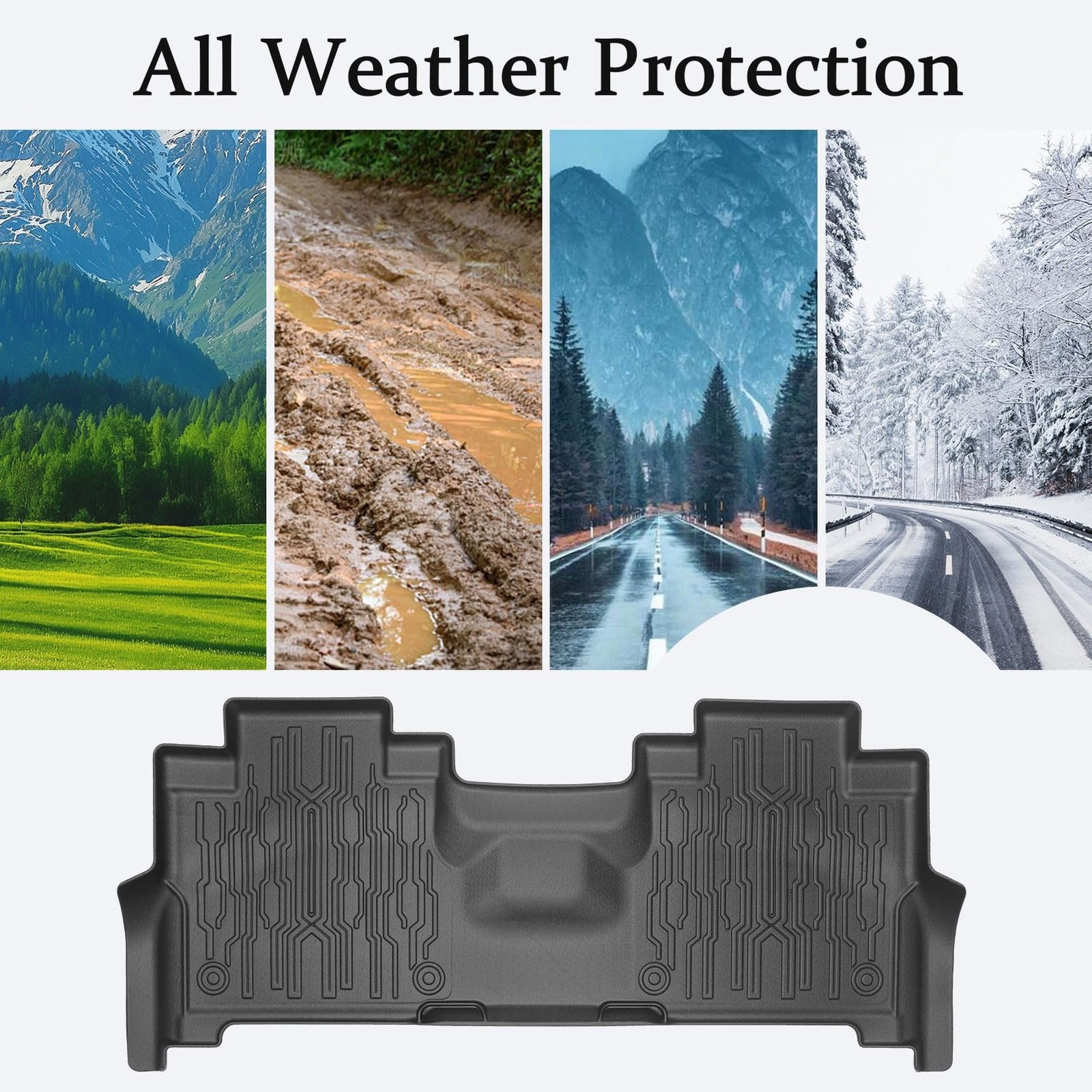 Floor Mats & Cargo Liner for 2018-2024 Ford Expedition MAX (Only Fit 7 Seats)...