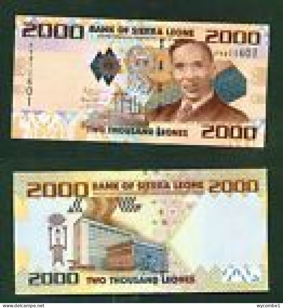 SIERRA LEONE - 2018 2000 Leones UNC
