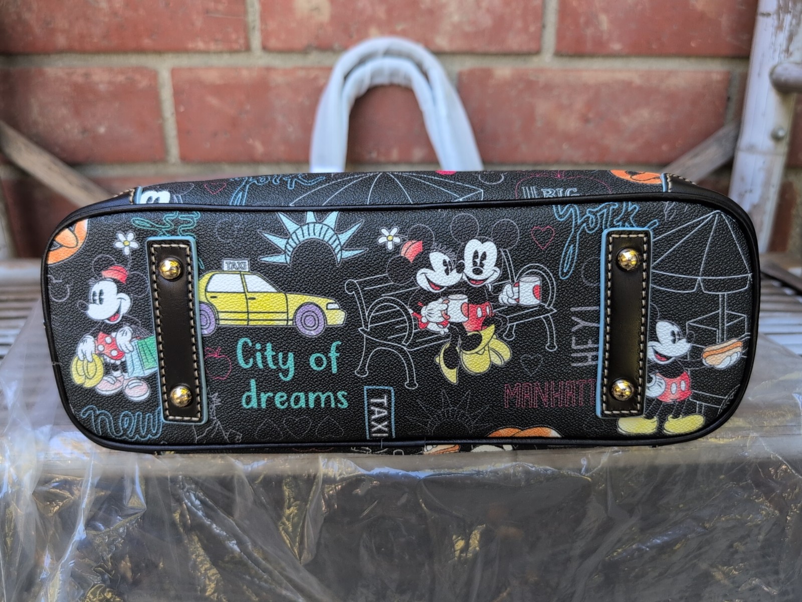 Disney Dooney & Bourke New York City Mickey & Minnie Mouse Tote Bag NWT