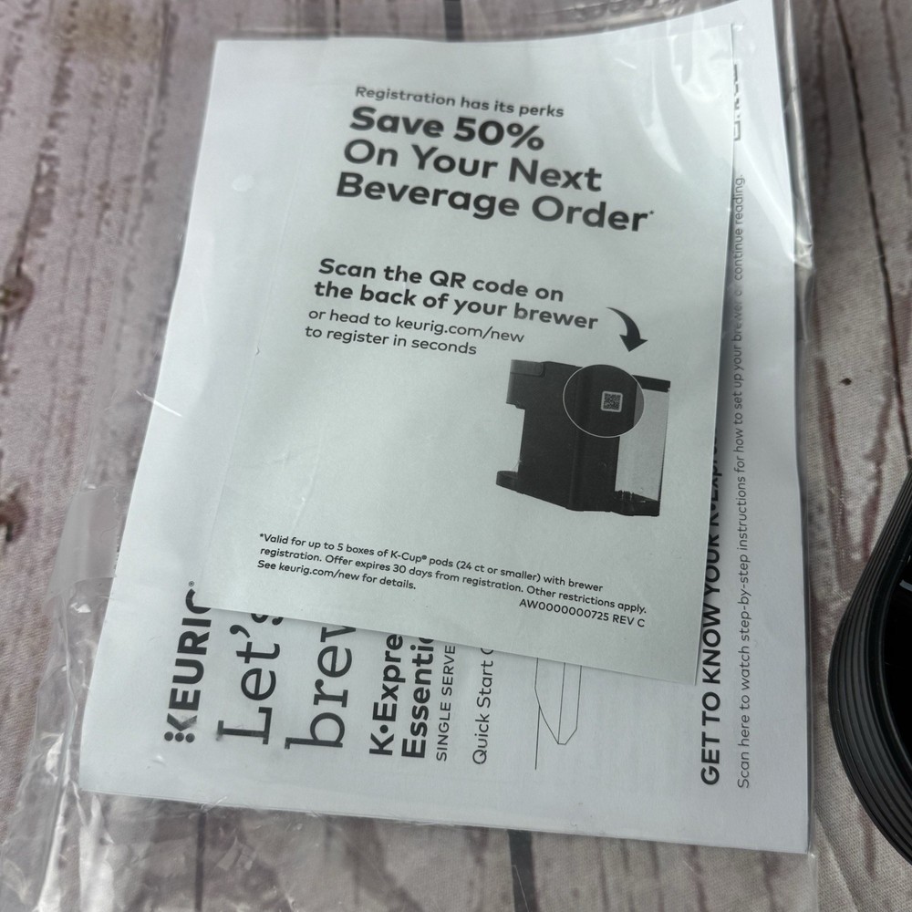 Keurig K Express Essentials Plus Hot Iced K Cup Coffee Maker Missing Drip Tray