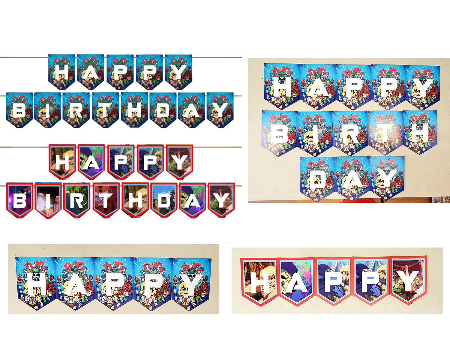 Heman she ra masters plate birthday party supplies favor centerpiece decoration