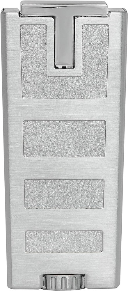 Xikar Trezo Lighter, Inline Triple Jet Flame, Chrome/Silver