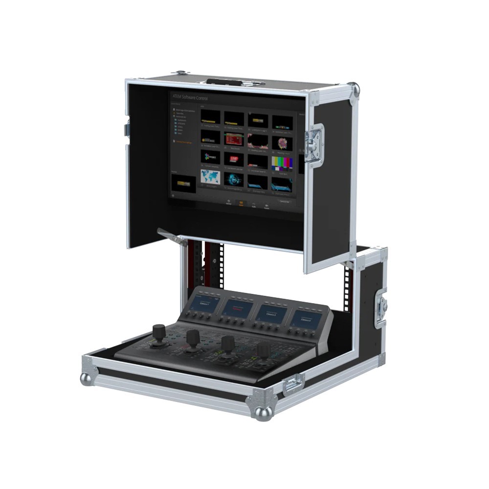 ProX XSM-AVMG3U6U Video Controller Flight Case, ATEM 1 M/E Camera Control Panel