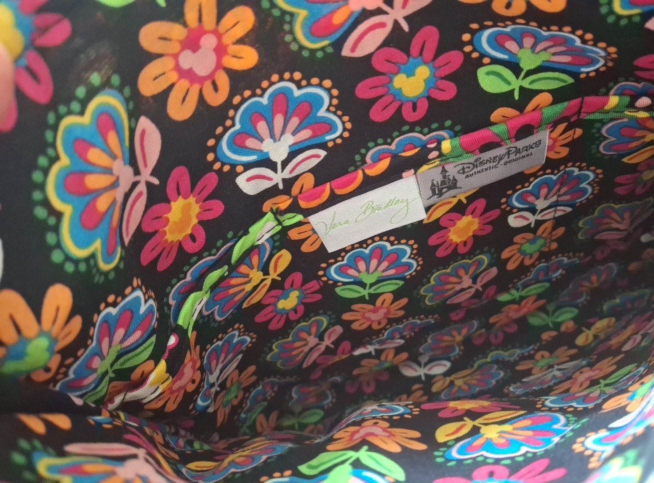 Vera Bradley Disney Bag Crossbody NWT Midnight with Mickey Hipster Quilted